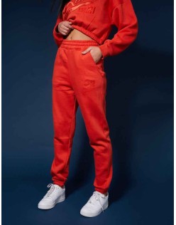Varsity Tonal 90'S Joggers Flame Red