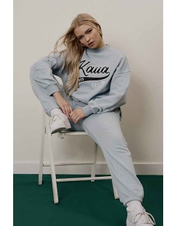 Varsity 90'S Joggers Ice Blue