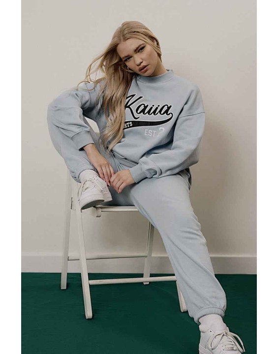 Varsity 90'S Joggers Ice Blue