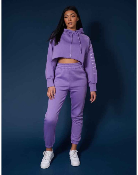 Kaiia Slogan 90'S Joggers Violet