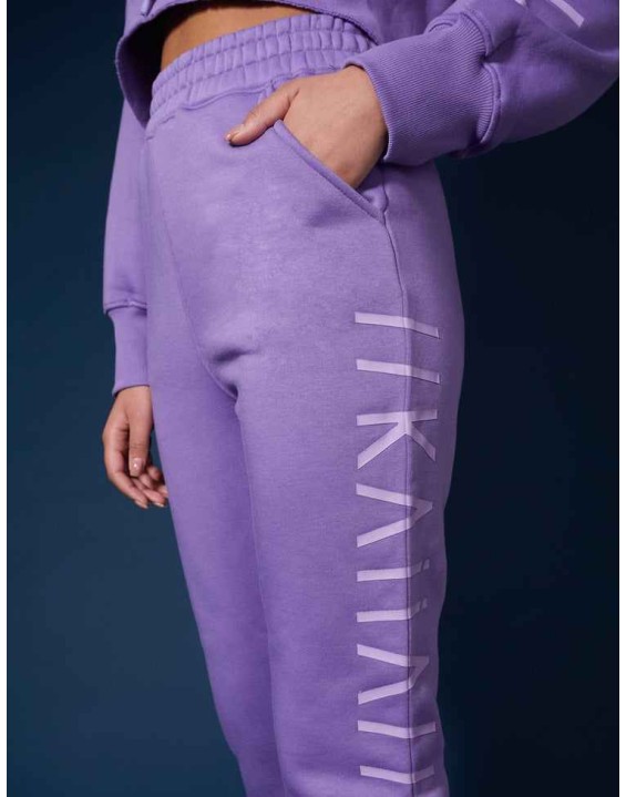 Kaiia Slogan 90'S Joggers Violet
