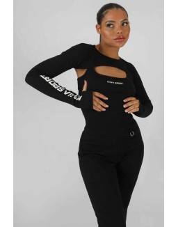 Extreme Kaiia Sport Crop Top Black