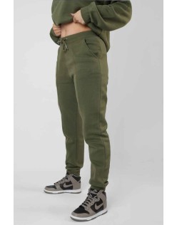 Seam Front 90S Joggers Khaki