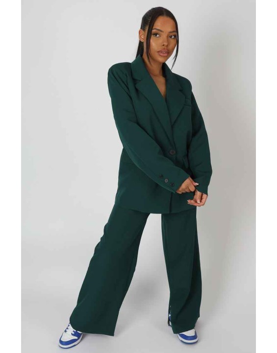 Dad Trousers Forest Green