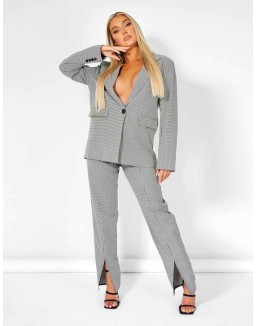 Houndstooth Blazer