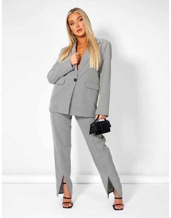 Houndstooth Blazer