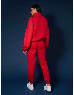 Seam Front 90S Joggers Red