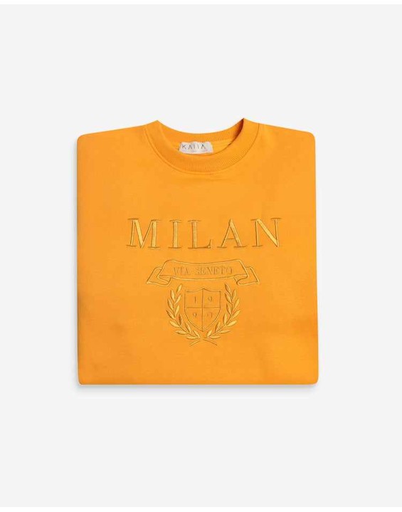 Milan Tonal Embroidered Sweatshirts Mango