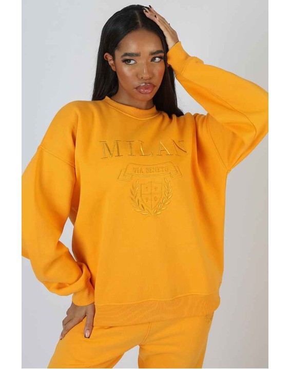 Milan Tonal Embroidered Sweatshirts Mango