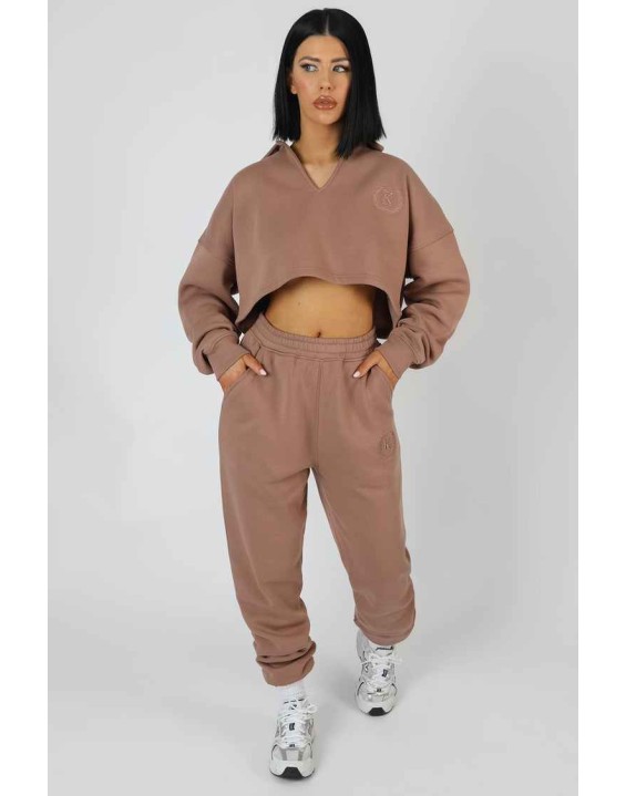 Embroidered 90'S Joggers Frappe
