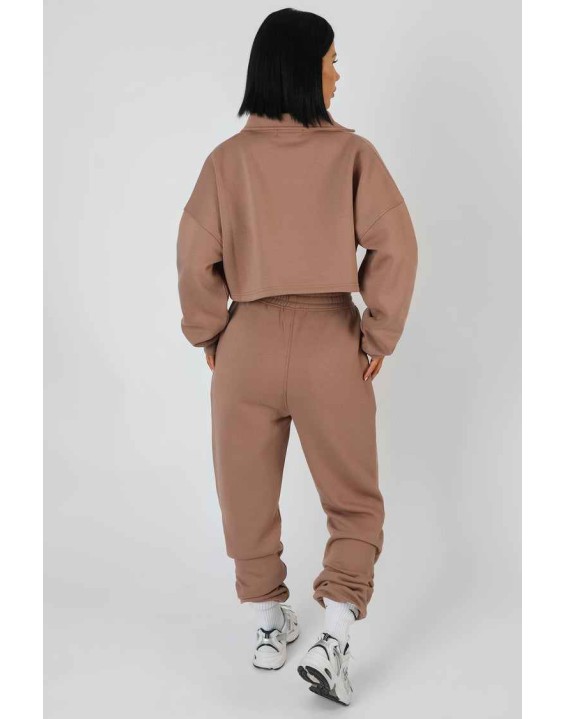 Embroidered 90'S Joggers Frappe
