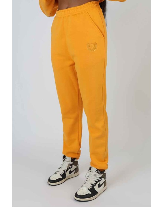 Milan Tonal Embroidered Joggers Mango