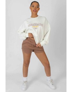 Colorado Springs Oversized Sweatshirt Ecru
