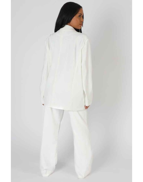 Dad Trouser White