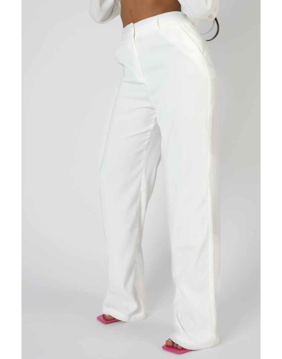 Dad Trouser White
