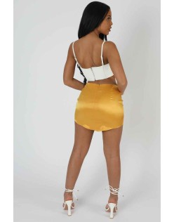 Curved Hem Skirt Mango