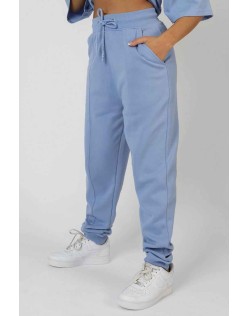 Seam Front Joggers Bluebell