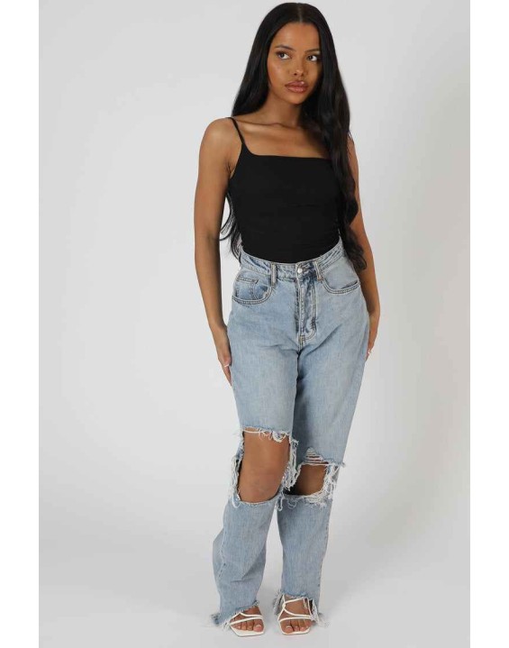 Mesh Ruched Bodysuit Black