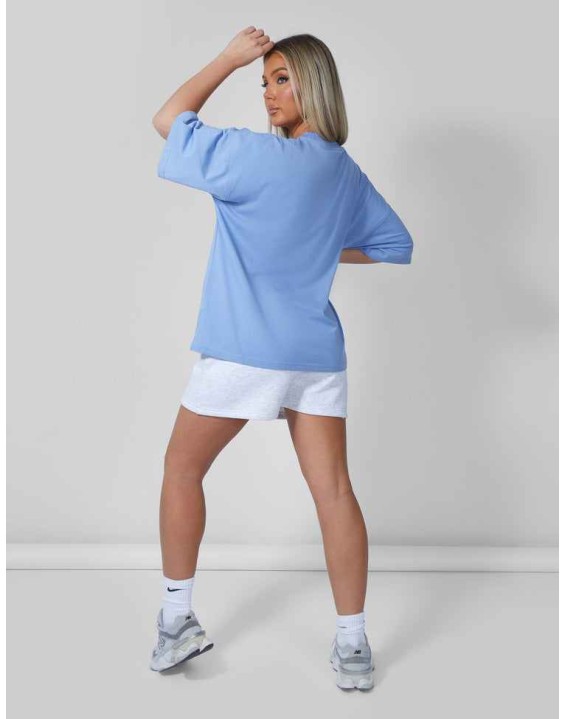 Santa Monica Oversized T-Shirt Bluebell