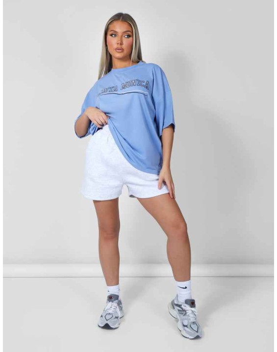 Santa Monica Oversized T-Shirt Bluebell