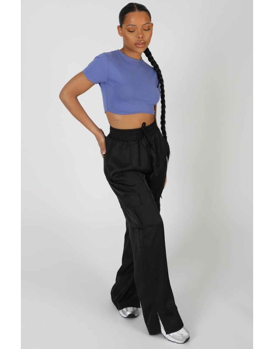 Ultimate Short Sleeve Underbust T-Shirt Purple