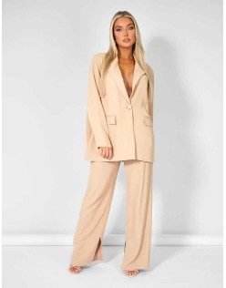 Oversized Dad Blazer Sand