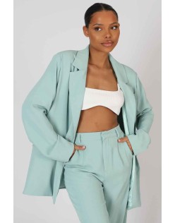 Oversized Dad Blazer Peppermint