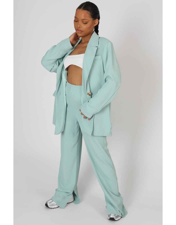 Oversized Dad Blazer Peppermint