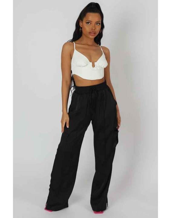 U Trim Corset Bralet Ivory