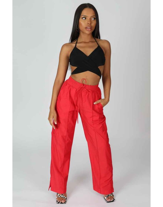 90S Butterfly Slinky Top Black