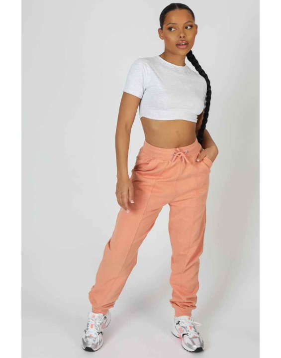 Seam Front 90S Joggers Peach