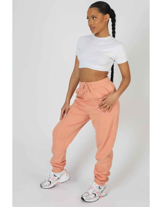 Seam Front 90S Joggers Peach
