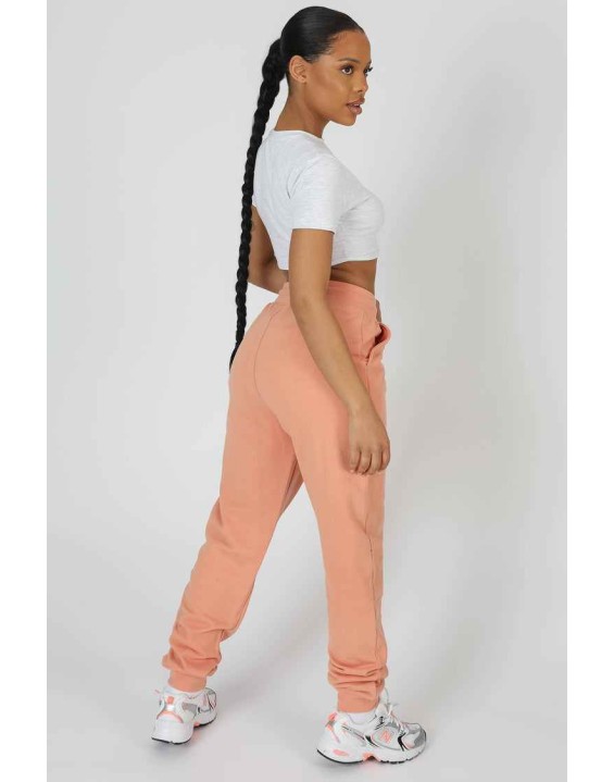 Seam Front 90S Joggers Peach