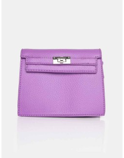 The Devlin Purple PU Mini Bag
