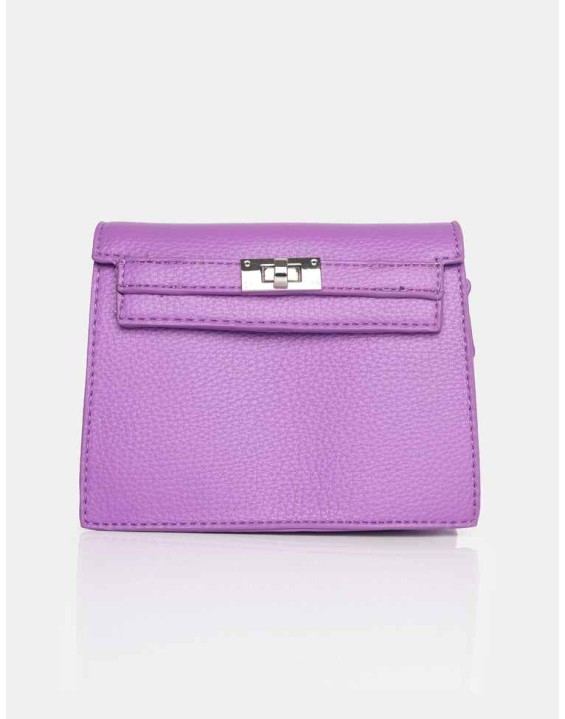 The Devlin Purple PU Mini Bag