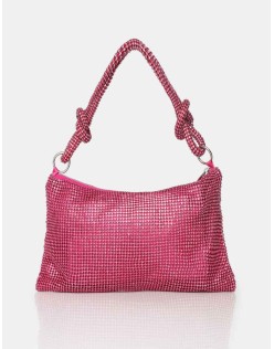 The Lillia Pink Diamante Bag