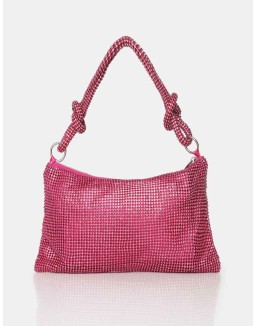 The Lillia Pink Diamante Bag