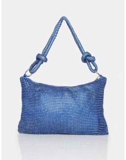 The Lillia Blue Diamante Bag