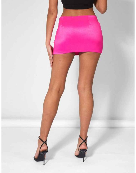 Tailored Micro Mini Skirt Pink