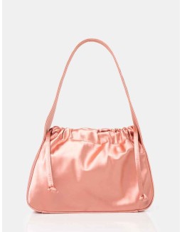 The Ella Peach Satin Grab Bag