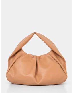 The Jace Slouched Tan Oversized Shoulder Bag
