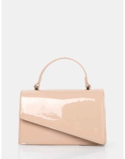 The Penny Nude Patent Mini Bag