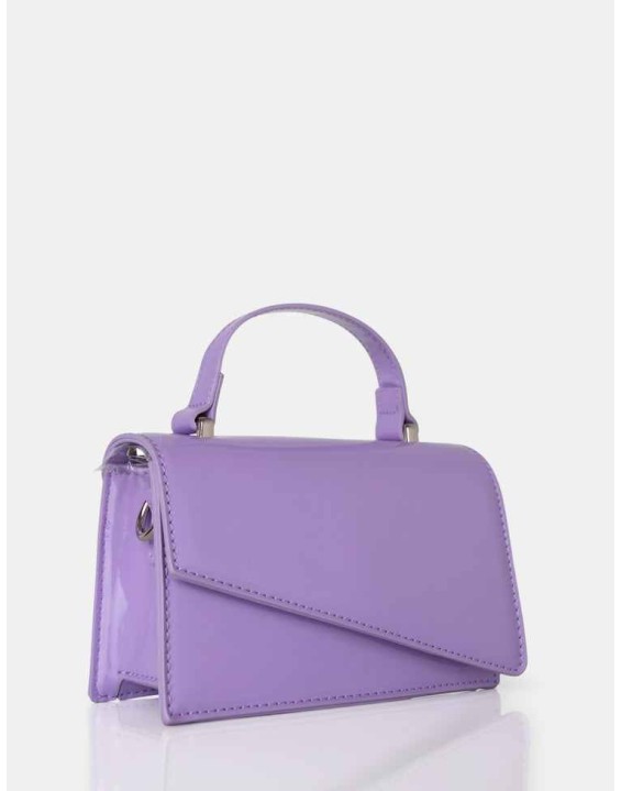 The Penny Lilac Patent Mini Bag
