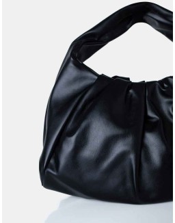 The Jace Slouched Black Oversized Shoulder Bag